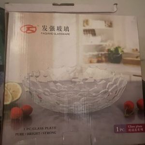 1 pc glass plate faqiang glassware